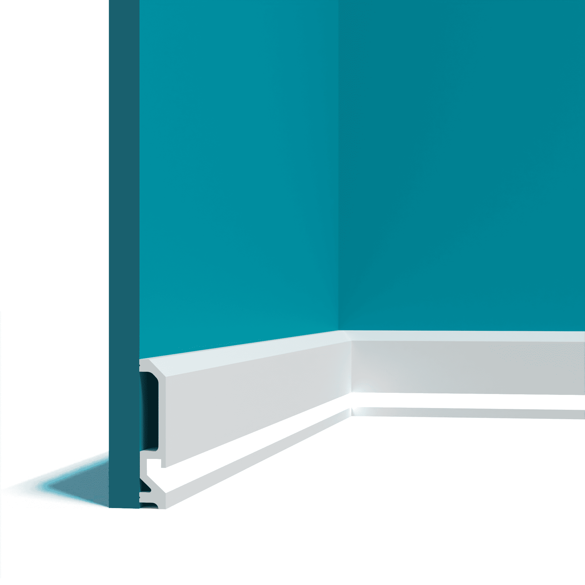 Плинтус P235 (Скрытое освещение) Плинтус P235 (Скрытое освещение)