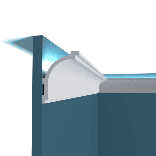 Карниз P143 (Скрытое освещение) Карниз P143 (Скрытое освещение)